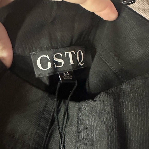 GSTQ Women's Utility Wide Leg Pant Black Size 14 - Picture 5 of 7